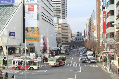 Güzel şehir manzarası, modern şehir konsepti