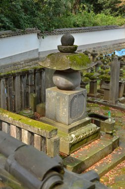 Güzel, eski bir Japon tapınağının büyüleyici manzarası.