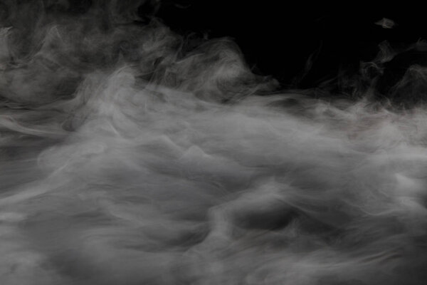 abstract background of black and white smoke. white smoke on dark background                