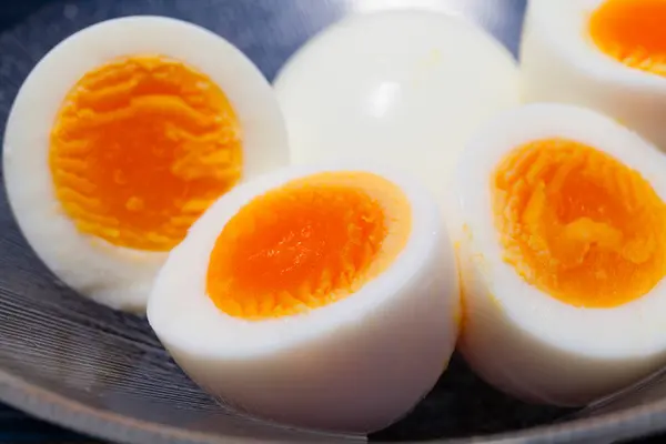 Huevos Cocidos Plato — Foto de Stock