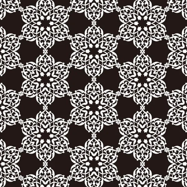 Patroon Met Decoratieve Bloemen Ornament — Stockfoto