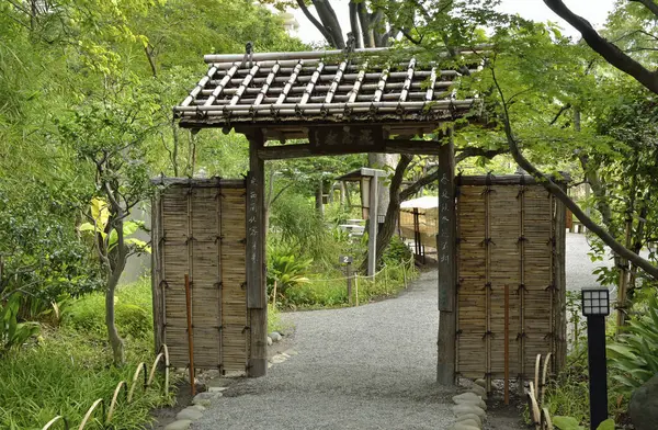 Bela Foto Antigo Santuário Japonês Cenário Cênico — Fotografia de Stock
