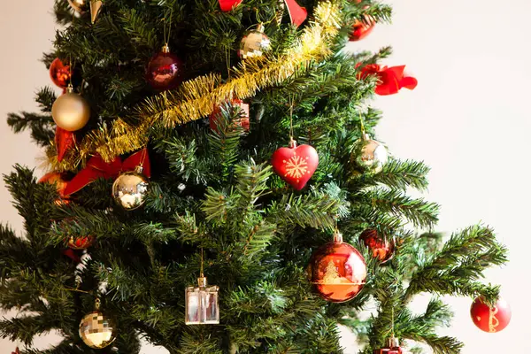 Christmas Pine Tree Background — Stock Photo, Image
