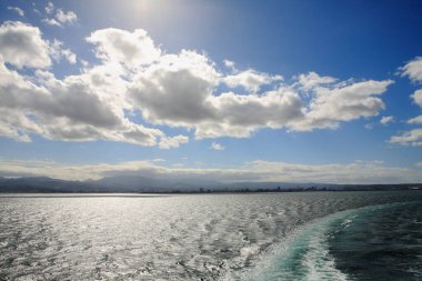Doğadaki güzel deniz manzarası
