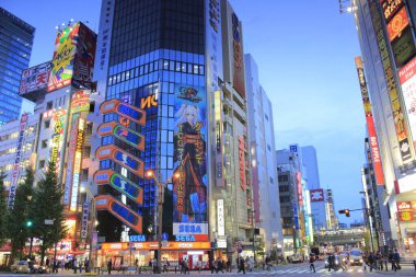 Kyoto, Japonya 'nın manzarası.