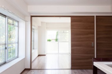 boş modern oturma odasının iç tasarımı