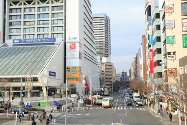 Güzel şehir manzarası, modern şehir konsepti