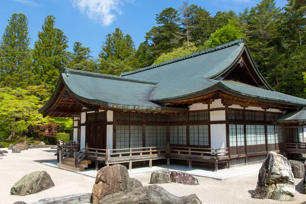 Tapınak Manzarası Geleneksel Japon Mimarisi — Stok fotoğraf