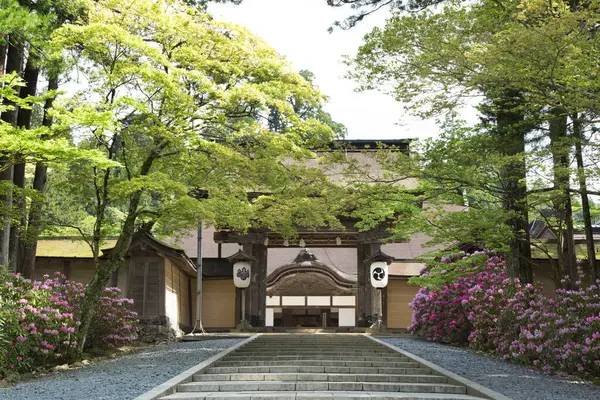 Vue Sur Bâtiment Temple Architecture Japonaise Traditionnelle — Photo