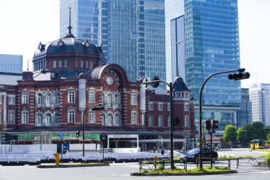 Tokyo İstasyonu, bir tren istasyonu, Marunouchi iş bölgesi, Chiyoda, Tokyo, Japonya 