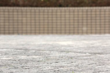 Bulanık arkaplan ve dokuya sahip gri beton yüzey