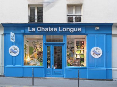 La Chaise Longue mağazası. Hediyeler, ev dekorları ve aksesuarlar konusunda uzmanlaşmış bir Fransız markası.. 