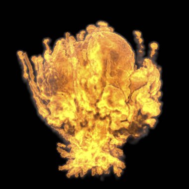 Arka planda bir ateş yanıyor, kapat.