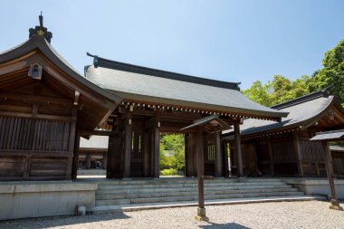 Eski bir Japon tapınağının büyüleyici görüntüsü