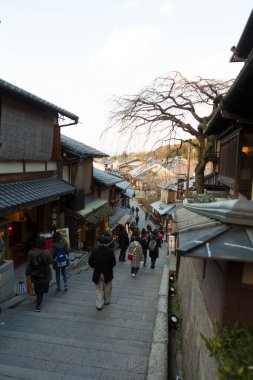 Eski şehir tarihi mimarisinin görkemli manzarası