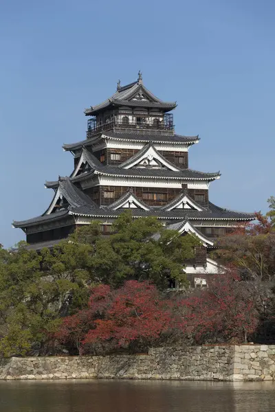 Fotografie Scenică Frumosului Templu Japonez Antic — Fotografie, imagine de stoc