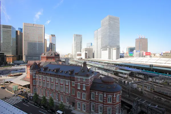 도쿄역은 일본의 수도인 도쿄의 관문입니다 — 스톡 사진