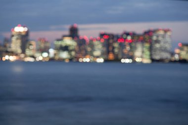 soyut bulanık şehir ışıkları bokeh arkaplan    