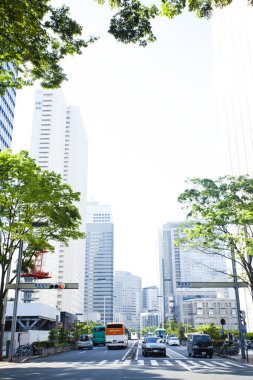 Şehirdeki modern binalar 