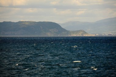Deniz kıyısının güzel doğal manzarası     