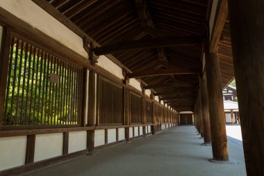 Horyuji Koridoru Ikaruga, Nara Bölgesi, Japonya