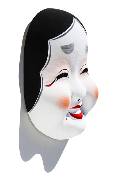 Traditionelle Japanische Kulturmaske Des Noh Woman Theatre Okame — Stockfoto