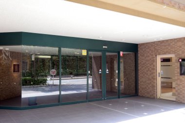 Modern bina dış görünüş ayrıntıları