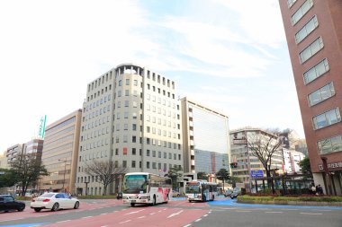 güzel modern şehir arka plan görüntüsü 