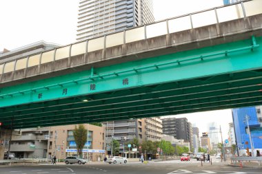 Şehir silüeti. Tokyo, Japonya.