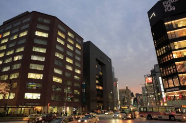 güzel modern şehir arka plan görüntüsü 