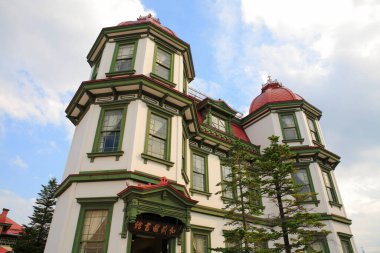 Eski Hirosaki Şehir Kütüphanesi binası, Hirosaki Şehri, Aomori Bölgesi, Japonya.
