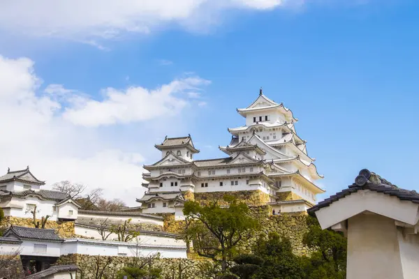 Tiro Cênico Torre Famosa Bonita Castelo Osaka Japão — Fotografia de Stock