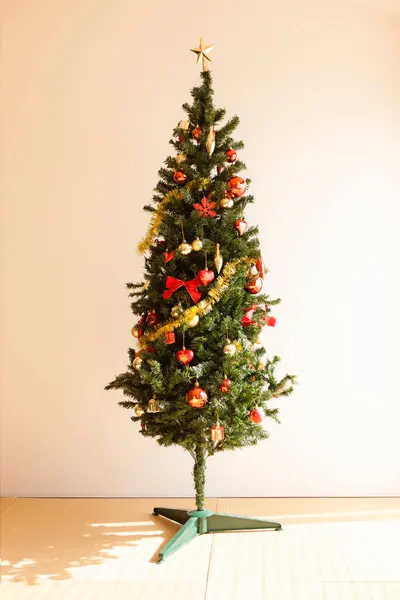 Christmas Pine Tree Background — Stock Photo, Image