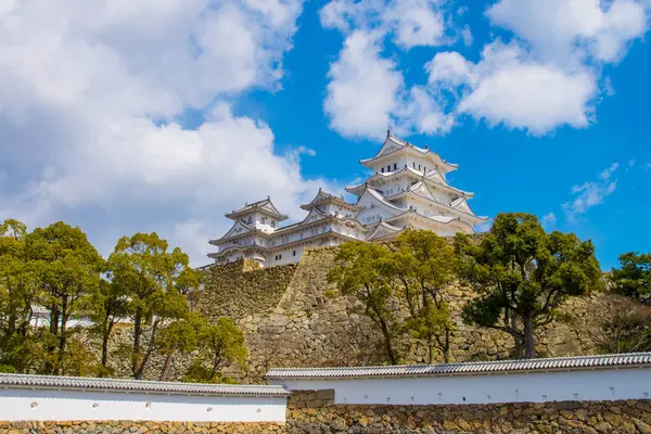 Zamek Himeji Lista Światowego Dziedzictwa Unesco — Zdjęcie stockowe