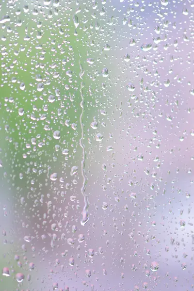 Vattendroppar Glas — Stockfoto