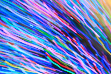 Noel ışıkları arka planı. Bulanık bokeh arkaplanı.       