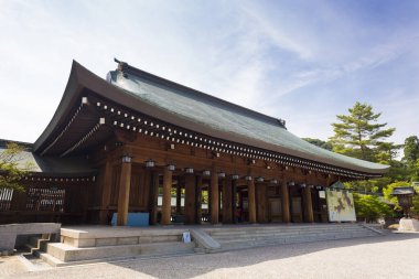 Kyoto, Japonya 'daki geleneksel Japon evi.