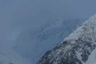 Dağların güzel manzarası