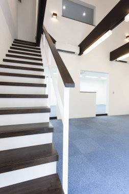 modern tasarım ve merdiven ile iç tasarım