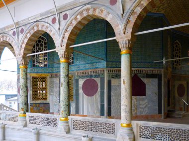 İstanbul 'daki hagia soyasının güzel iç mekanı.