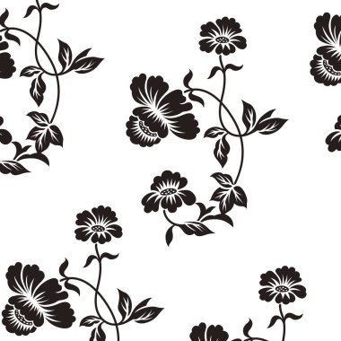 Vintage çiçek desen arka plan