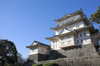 Kumamoto kalesi Japonya 'nın Kumamoto şehrinde.