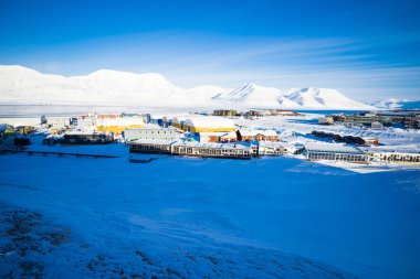 Kuzey kutbunun güzel kış manzarası