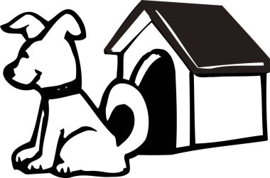 şirin çizgi film köpekleri siyah beyaz çizimler