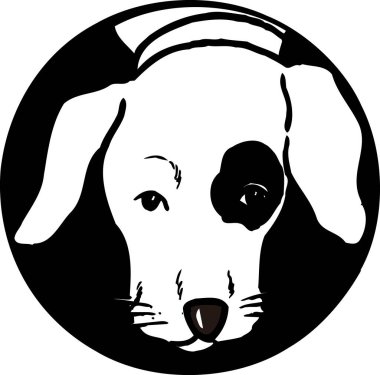 şirin çizgi film köpekleri siyah beyaz çizimler