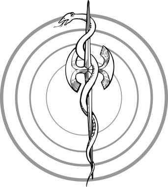 İlaç işareti simgesi, beyaz arkaplanda izole edilmiş basit siyah ve beyaz illüstrasyon