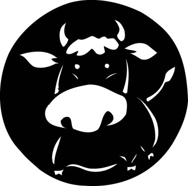 Çizgi film ineğinin çizimi