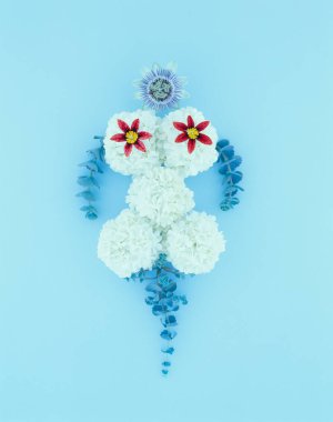 Güzel çiçekler, yakın görüş, doğa konsepti.