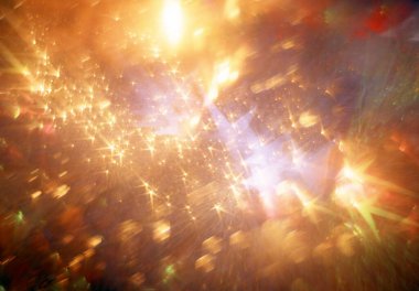 Bokeh odaklanmış ışıklarla soyut arkaplan        