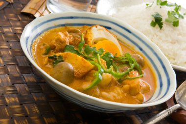 Thai usulü körili tavuk.